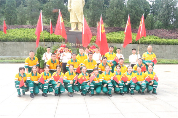 唱紅歌 頌黨恩——衡陽紅獅參加慶祝建黨一百周年 歌頌共產黨拍攝活動